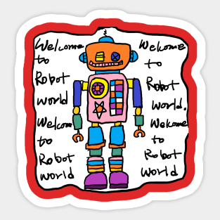 humanoid robot Sticker